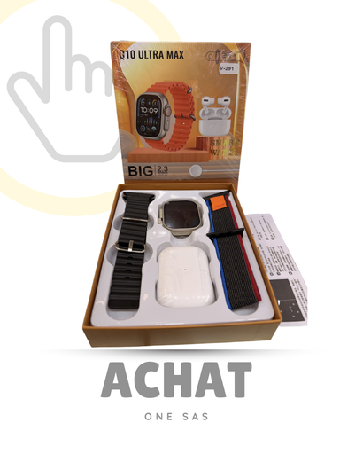 [141] COMBO RELOJ Q10 ULTRA MAX 